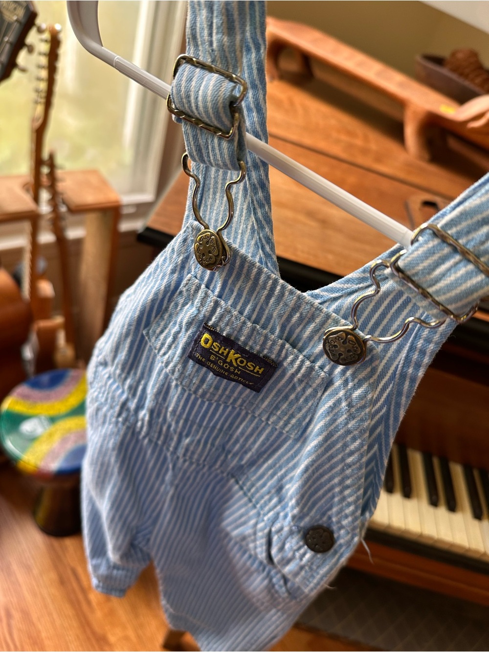 OshKosh B'gosh Hickory Striped Baby Overalls